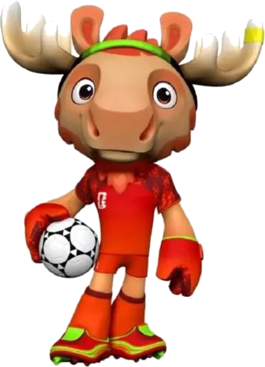 Mascota oficial FIFA roja