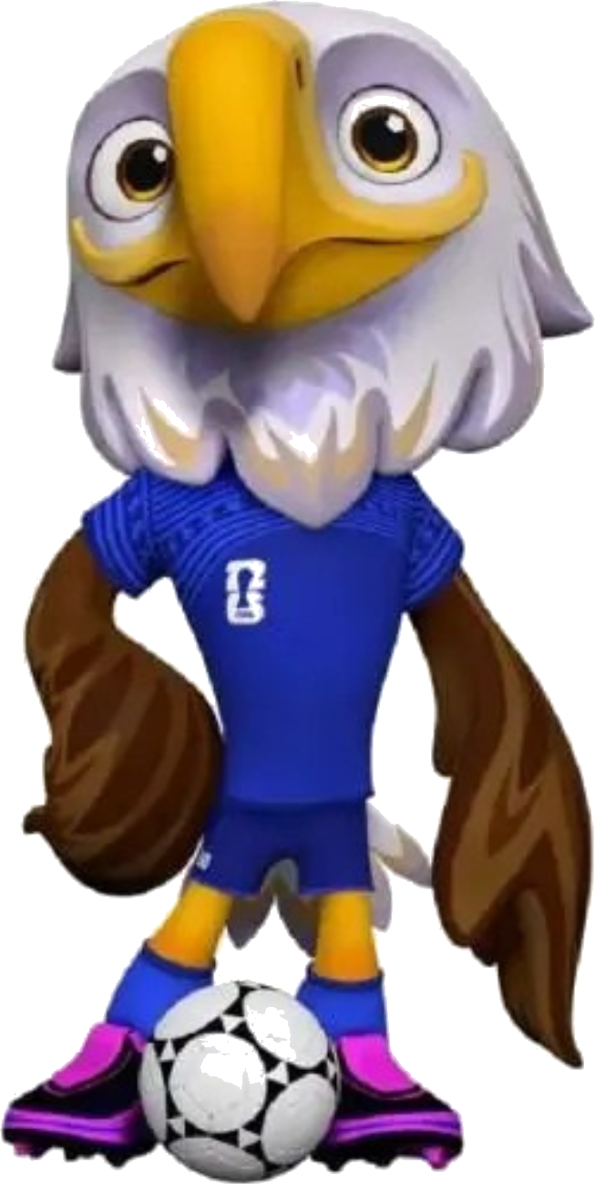 Mascota oficial FIFA azul
