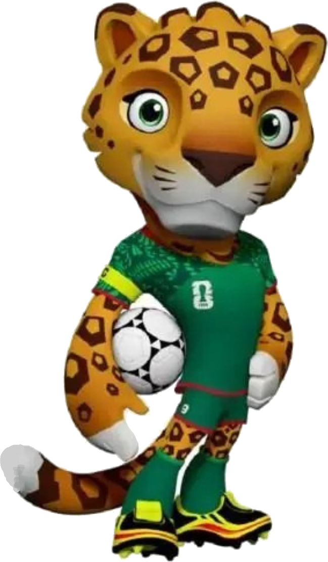 Mascota oficial FIFA verde